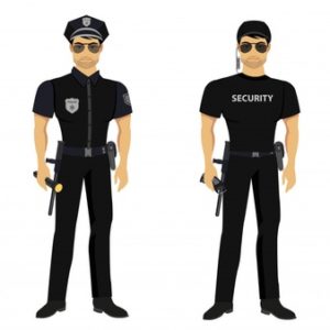 policía y seguridad